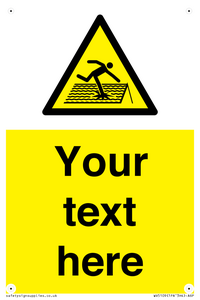 Custom Figure on Roof Sign